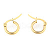 304 Stainless Steel Hoop Earrings EJEW-F105-36G-1