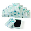 Rectangle Paper Jewelry Gift Boxes with Bowknot CON-TAC0010-89A-2