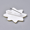Acrylic Badges Brooch Pins JEWB-E676-07-3