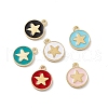 Alloy Enamel Pendants ENAM-B049-04KCG-1