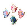 Alloy Enamel Pendants ENAM-D043-03G-1