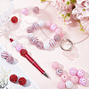 SUNNYCLUE 36Pcs 6 Style Resin Rhinestone Beads RESI-SC0003-04-4