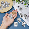 DICOSMETIC 12Pcs 6 Style 201 Stainless Steel Pendants STAS-DC0015-85-3