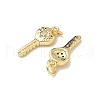 Brass Micro Pave Cubic Zirconia Pendants KK-Q068-50G-2