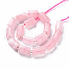 Natural Rose Quartz Beads Strands X-G-S345-8x11-014-2