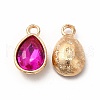 Faceted Glass Rhinestone Pendants GLAA-I051-A15-1