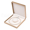 Mother's Day Jewellery Natural Cultured Freshwater Pearl Beads Necklaces & Bracelets Jewelry Sets SJEW-N039-01-5