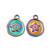Ion Plating(IP) 304 Stainless Steel Pendants STAS-B032-36MC-2