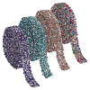 WADORN 8M 4 Colors Hotfix Rhinestone Trimming DIY-WR0003-67-1