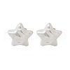 304 Stainless Steel Plastic Imitation Pearl Stud Earrings EJEW-R030-01G-03-4