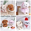 Polyester Plush Sticks X-DIY-Z031-01F-4