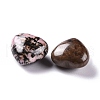 Mother's Day Gifts Natural Rhodonite Heart Love Stone G-M379-18-3