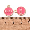 Alloy Enamel Charms ENAM-C028-01G-01-3
