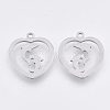 Non-Tarnish 201 Stainless Steel Pendants STAS-T044-136P-1