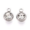 201 Stainless Steel Charms STAS-N109-222A-P-1