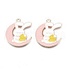 Alloy Enamel Pendants ENAM-S115-150B-2