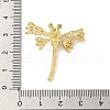 Brass Micro Pave Clear Cubic Zirconia Pendants FIND-Z041-15A-3
