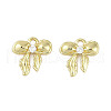 Rack Plating Brass Micro Pave Cubic Zirconia Charms KK-C082-04G-1