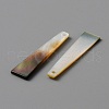 Natural Black Lip Shell Pendants FIND-WH0117-09-1