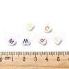 Opaque Acrylic Heart Beads SACR-Q100-M031-4
