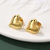 304 Stainless Steel Stud Earrings for Women EJEW-U052-11G-2