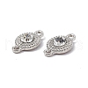 Alloy Crystal Rhinestone Connector Charms FIND-A024-17P-3