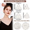 CREATCABIN 40Pcs 2 Style 304 Stainless Steel Pendants STAS-CN0001-20-2