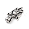 Retro 304 Stainless Steel Big Pendants STAS-I205-11AS-2