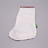 Santa Claus Cloth Hanging Christmas Stocking HJEW-SZC0004-18-2