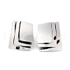 Non-Tarnish 304 Stainless Steel Stud Earring EJEW-H116-01B-P-1