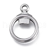 304 Stainless Steel Toggle Clasps Parts STAS-M278-01P-2