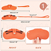 Imitation Leather Glasses Cases AJEW-WH0248-241A-2