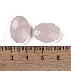 Natural Rose Quartz Cabochons G-O175-15A-01-3