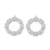 304 Stainless Steel Hollow Pendants STAS-T064-73P-1