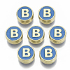Alloy Enamel Beads X-ENAM-S122-028B-NR-1