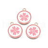 Alloy Enamel Pendants ENAM-S115-148B-1