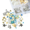 DIY Ocean Beach Theme Stretch Jewelry Set Kits DIY-FS0006-89-3