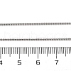 1mm Brass Ball Chain Adjustable Slider Necklaces KK-K398-28P-5