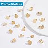 Unicraftale 40Pcs 304 Stainless Steel Stud Earring Findings STAS-UN0025-27-4