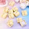 Square Paper Jewelry Ring Gift Boxes with Bowknot CON-TAC0010-80D-6