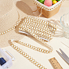 10M Polyester Gold Metallic Lace Ribbon DIY-WH0491-43A-4