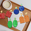 Silicone Clay Texture Mat AJEW-WH0447-041-4