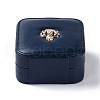 PU Imitation Leather Jewelry Organizer Box CON-P016-A02-4