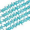 Olycraft 10 Strands Synthetic Turquoise Beads Strands G-OC0002-12-1