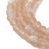 Imitation Jade Glass Beads Strands EGLA-A034-T3mm-MB20-4