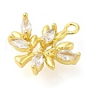 Rack Plating Brass Micro Pave Cubic Zirconia Charms KK-S396-37G-2