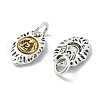 Tibetan Style Alloy Charms PALLOY-Q458-01AG-02-2