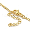 Brass Pave Clear & Blue Cubic Zirconia Peach Heart Pendant Necklaces for Women NJEW-Q346-04G-01-3