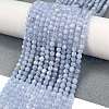 Natural Blue Lace Agate Beads Strands G-E411-12-3mm-01-2