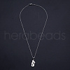 Non-Tarnish 201 Stainless Steel Pendants Necklaces NJEW-S105-JN665-45-1-2